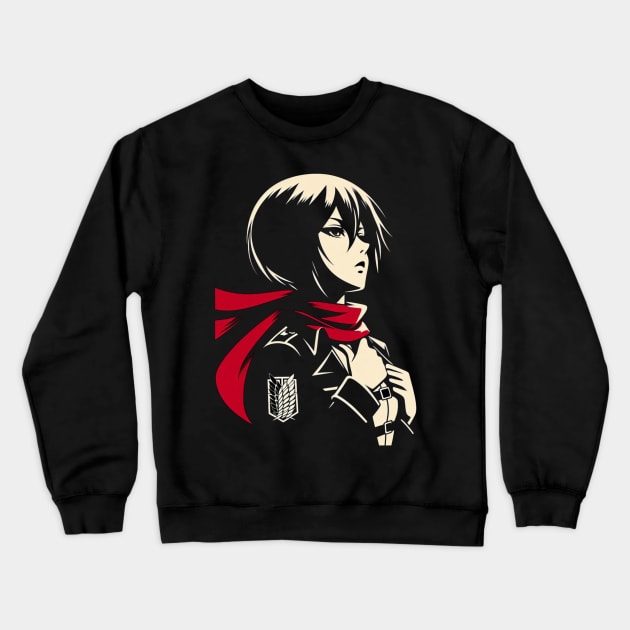 mikasa ackerman Crewneck Sweatshirt by unn4med